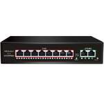 Коммутатор с  DK100-8FP2F свич 8 POE+2 Port 10/100M