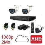 Комплект для видеонаблюдения AHD-2 Улица 1080p
