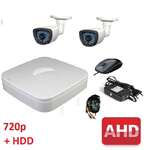 Комплект для видеонаблюдения AHD-2 улица 720p