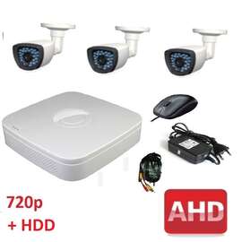Комплект для видеонаблюдения AHD-3 улица 720p